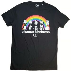 QUEER EYE Unisex Black CHOOSE KINDNESS Graphic Tee in the Size Large